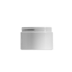 750ml White PET Straight Sided Jar, 100/400 Wide Mouth Neck