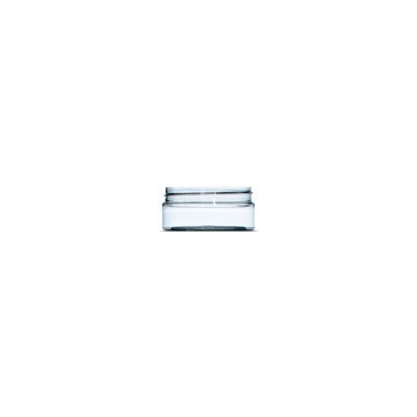 75ml Clear PET Straight Sided Jar, 70/400 Neck