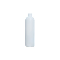 250ml Natural HDPE Tall Boston Round Bottle, 24/410 Neck