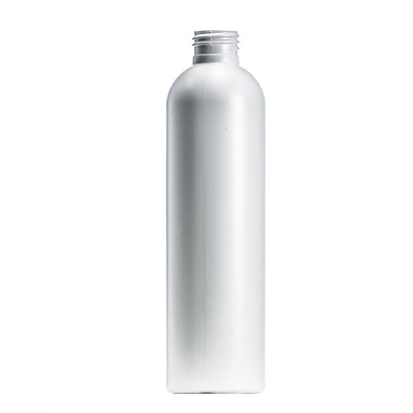 250ml White HDPE Tall Boston Round Bottle, 24/410 Neck