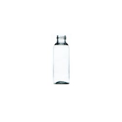 50ml Clear PET Tall Boston Round Bottle, 20/410 Neck
