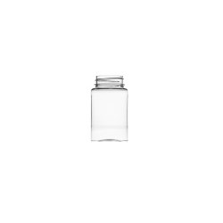 100ml Clear PET Zeta Jar, 38/400 Neck