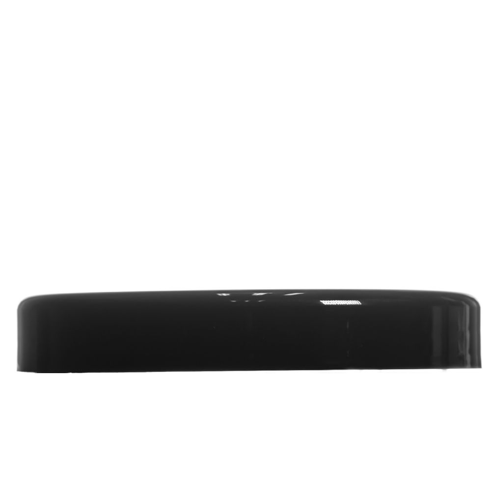 100/400 Black PP Smooth Screw Cap, IHS Lined (PET Compatible)