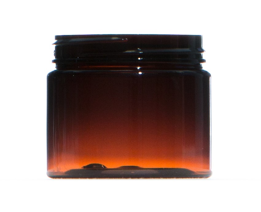 100ml  Amber PET Straight Sided Jar, R3/70 Neck