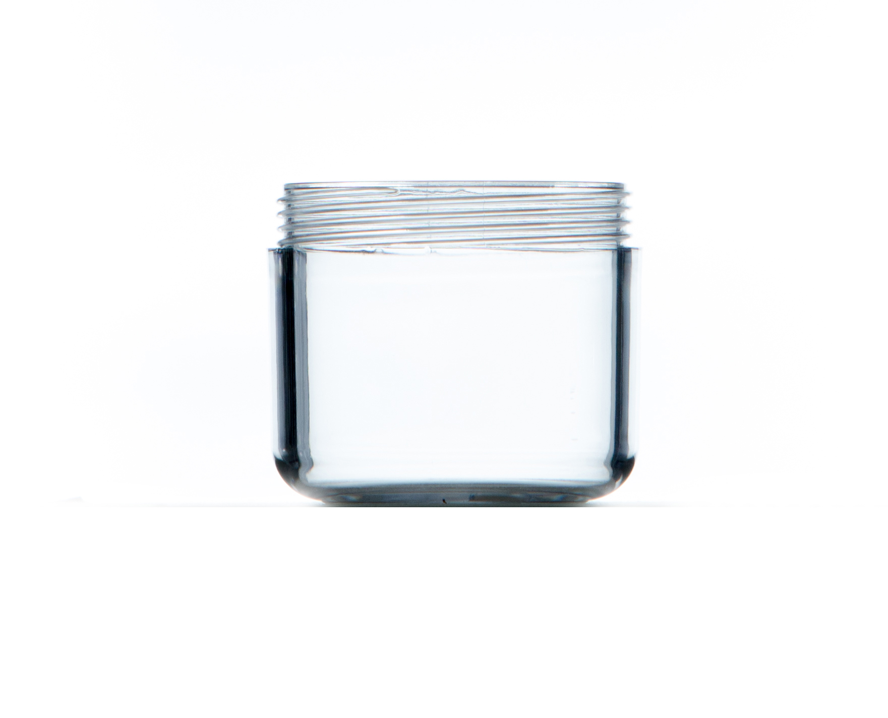 100ml Clear Opal Jar,  65mm Neck