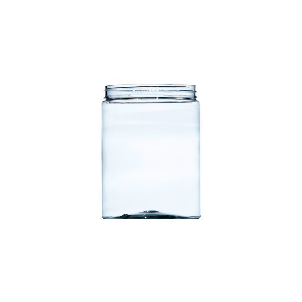 1400ml Clear PET Straight Sided Jar, 100/400 Neck