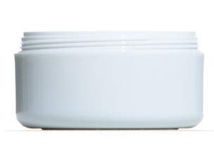 150ml White SAN Opal Jar, 83mm Neck
