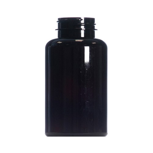 200ml Black PET Skypack Jar, 38/400 CT Neck