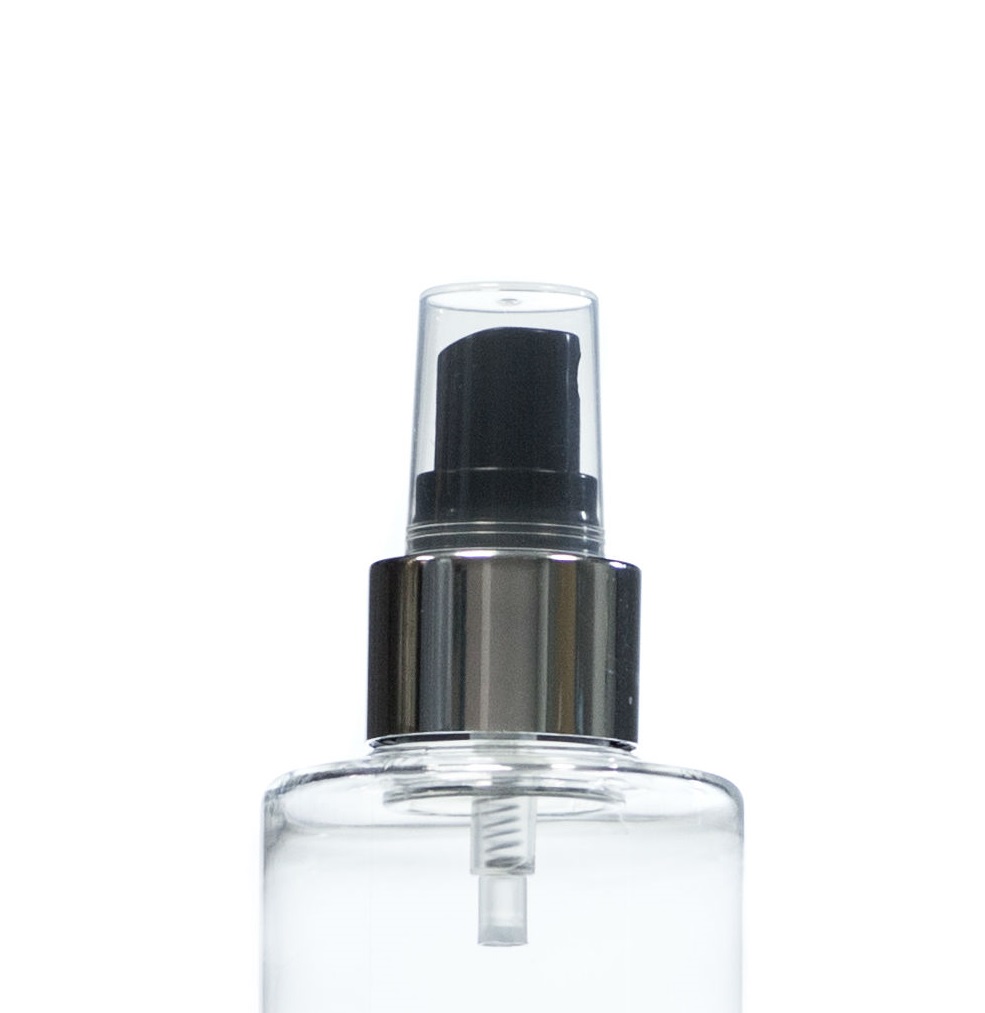 24/410 Black Atomiser with Gloss Silver Collar, Diptube 170mm FBOG
