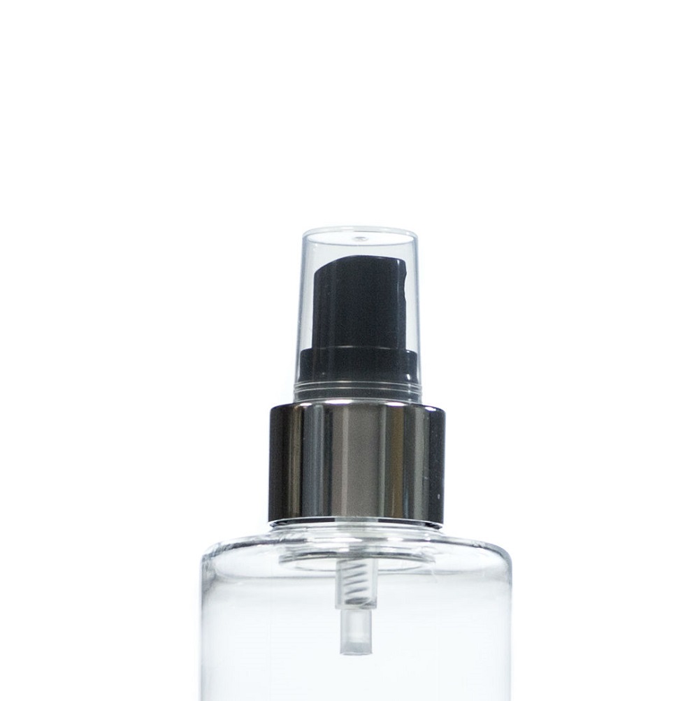24/410 Black Finger Spray with Gloss Silver Collar, Diptube 210mm FBOG