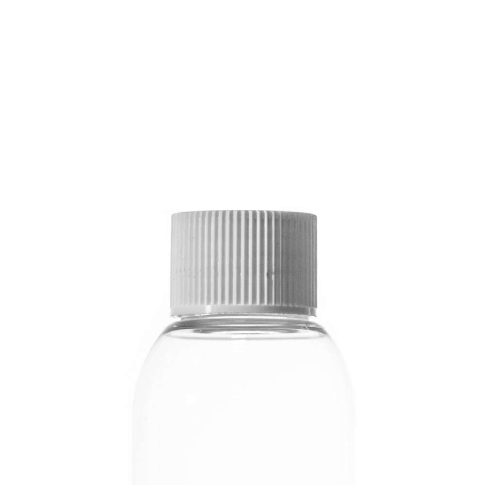 24/410 Black PP Ribbed Screw Cap, IHS Lined (PET Compatible)