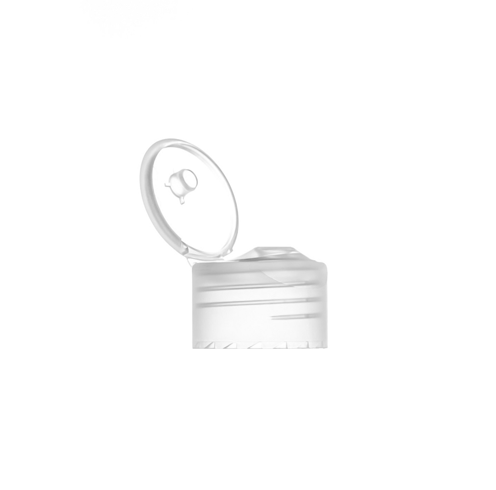 24/410 Natural PP Domed Fliptop Cap