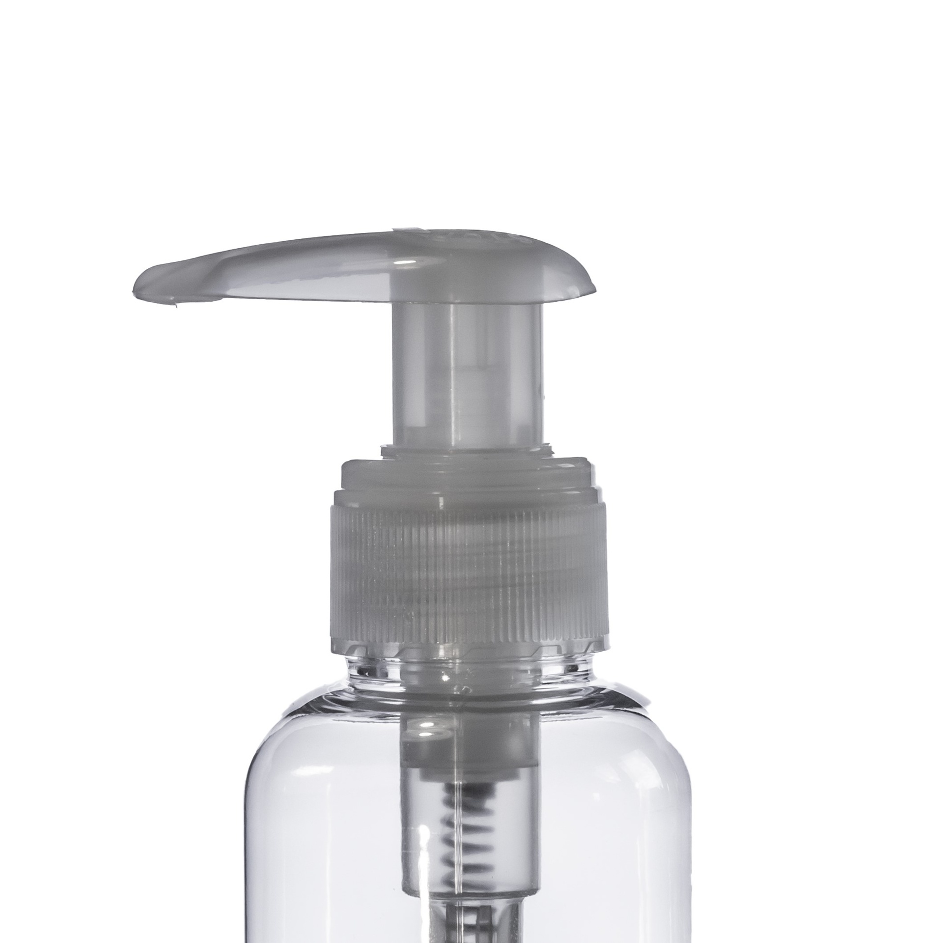 24/410 Natural Ribbed Lotion Pump, Diptube 242mm FBOG
