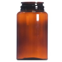 250ml Amber PET Pill Jar, 43mm Neck