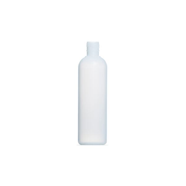 250ml Natural HDPE Tall Boston Round, 24/415 Neck