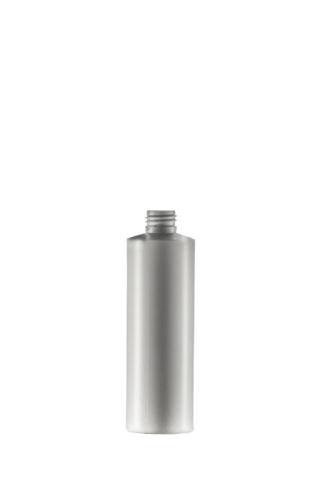 250ml White HDPE Tubular Bottle, 24/410 Neck