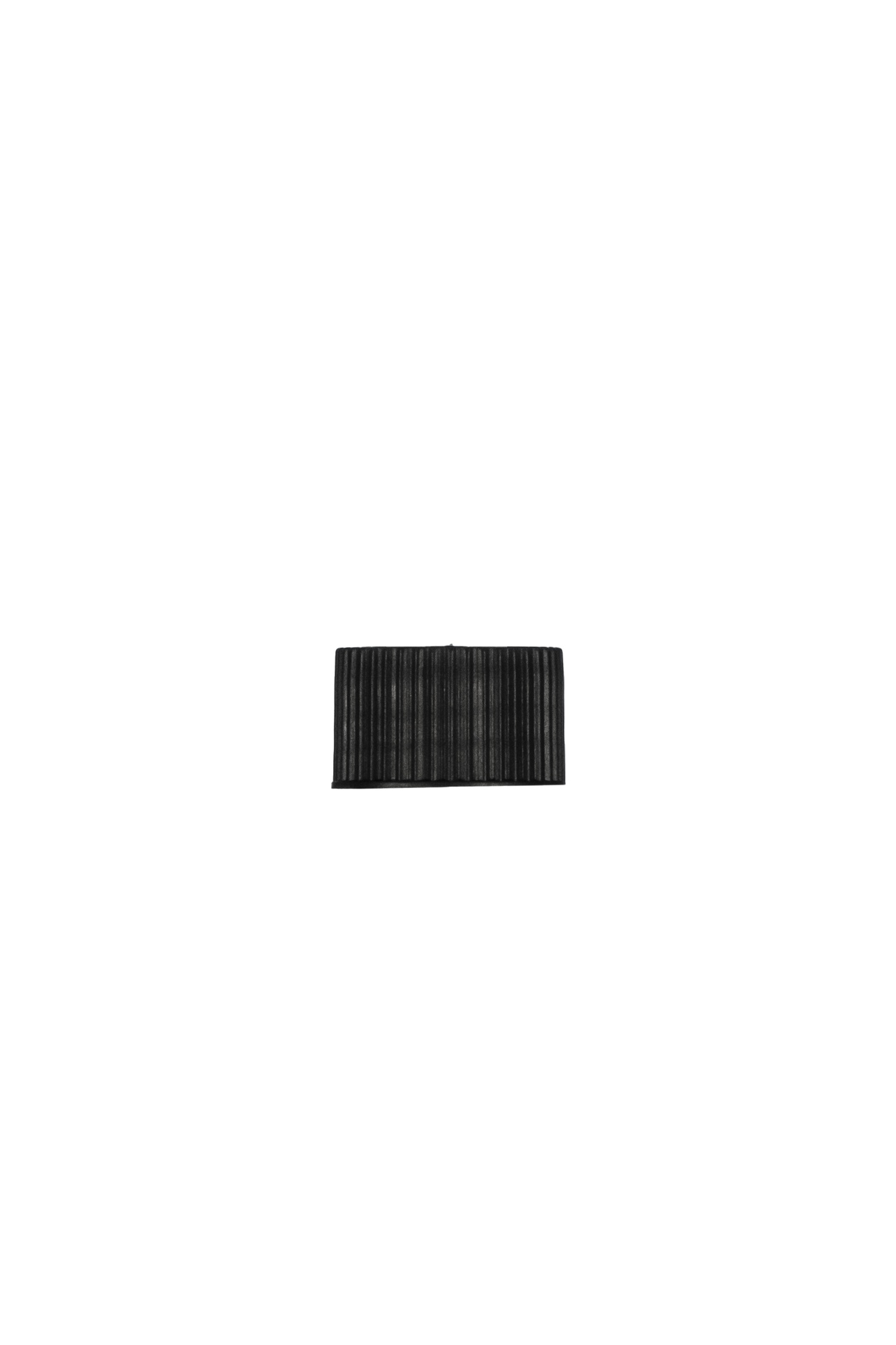 28/410 Black PP Ribbed Screw Cap with 2mm Triseal 5 Liner Glued