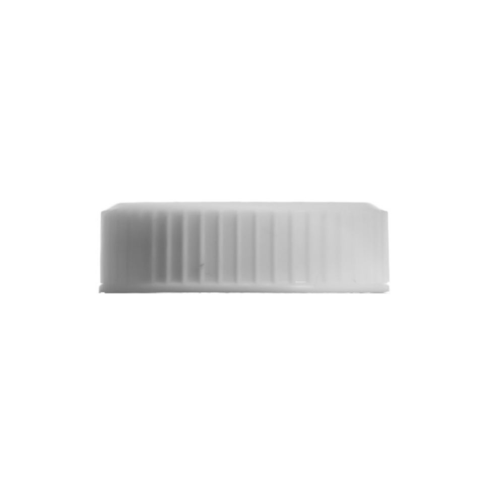 33/400 White PP Ribbed Screw Cap, Boreseal