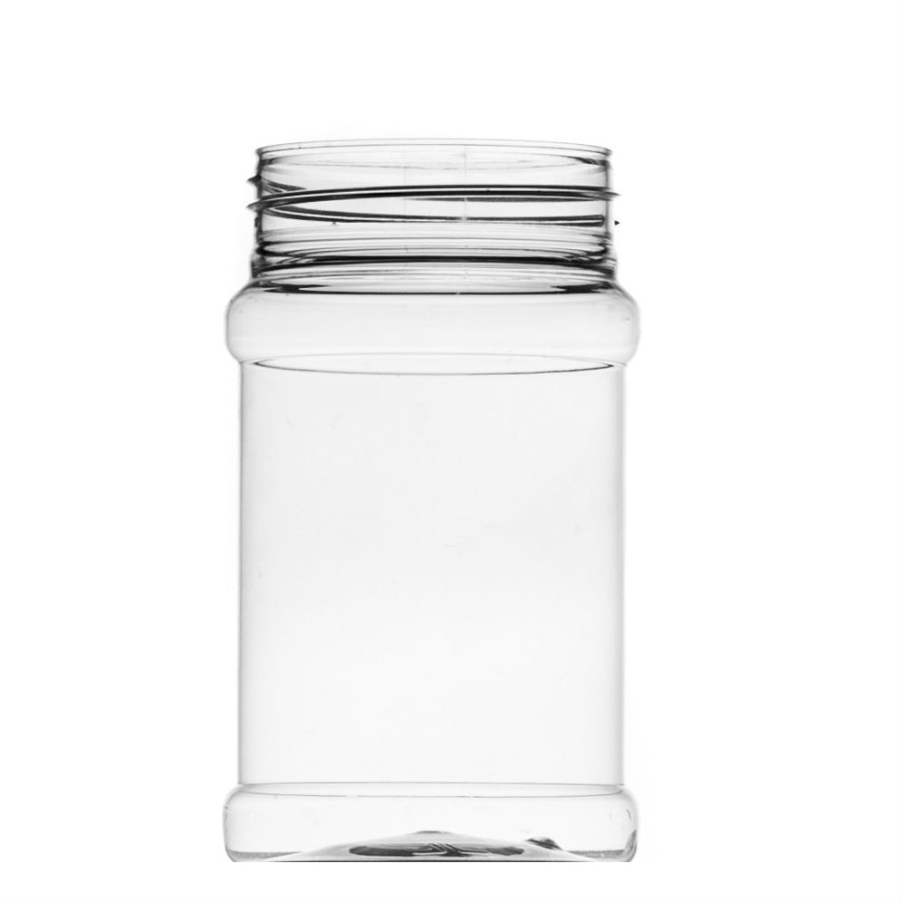 330ml Clear PET Recessed Cylindrical, 63mm Neck
