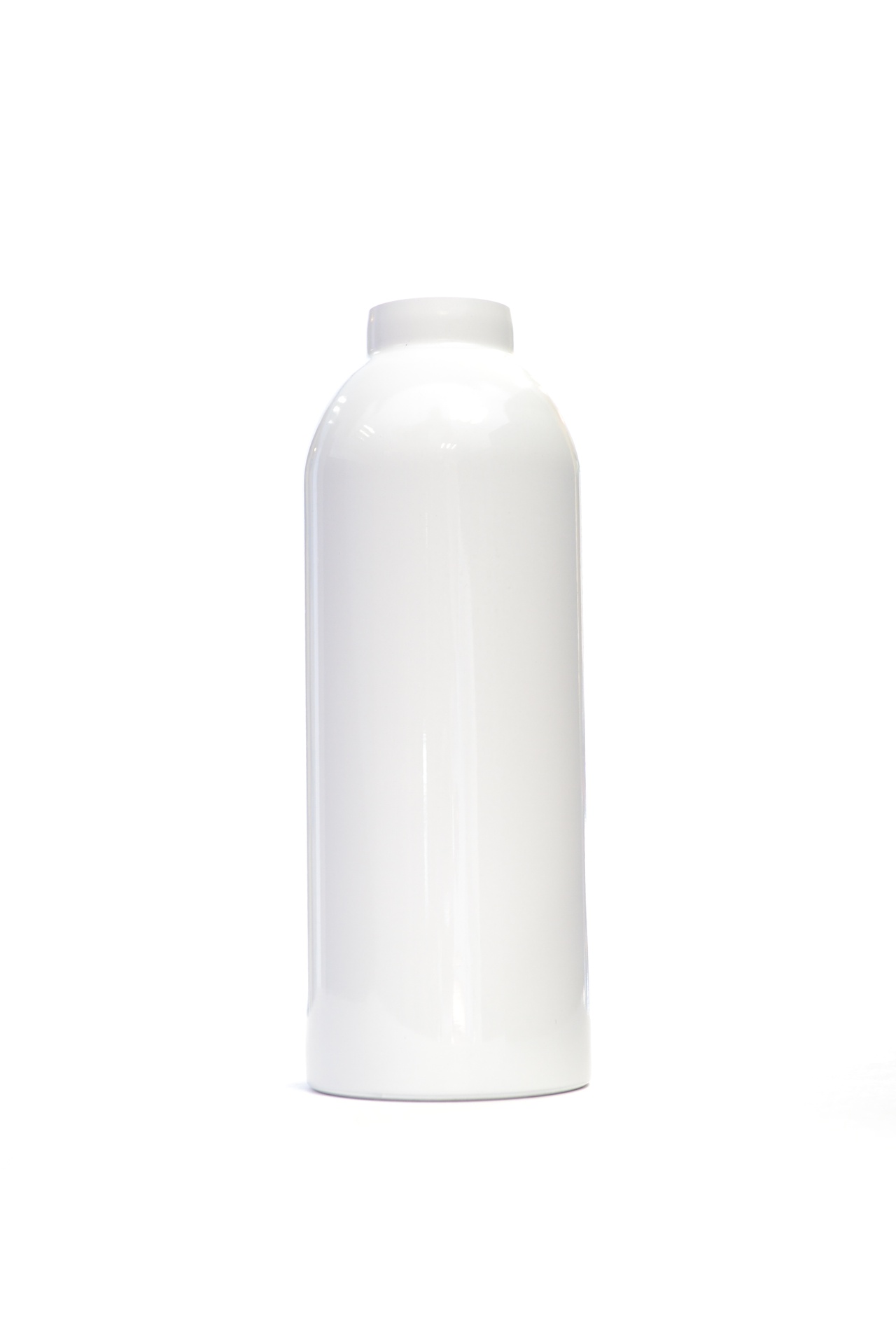 35g Brushed Glossy Aluminium Powder Bottle (35x102mm), 22mm Neck