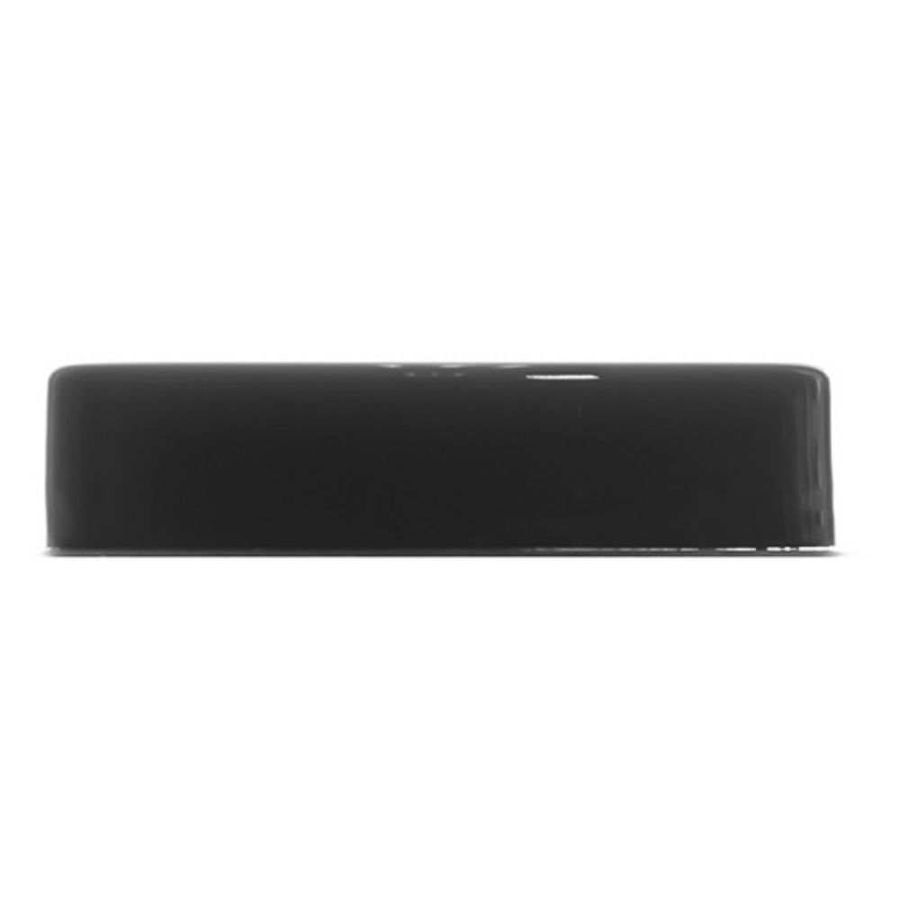 45/400 Black PP Smooth Screw Cap, IHS Lined (PET Compatible)[R345PPBIHS-C]