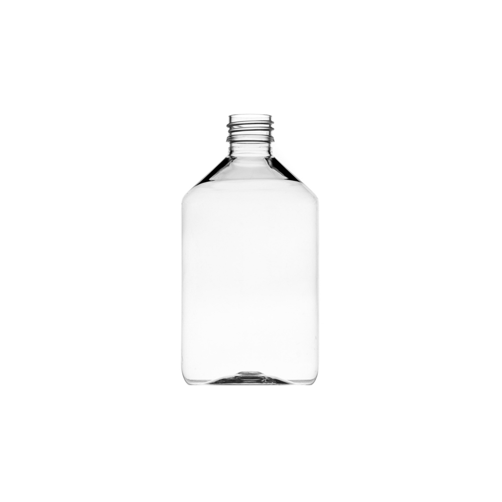 500ml Clear PET Pharma Veral 28mm ROPP Neck