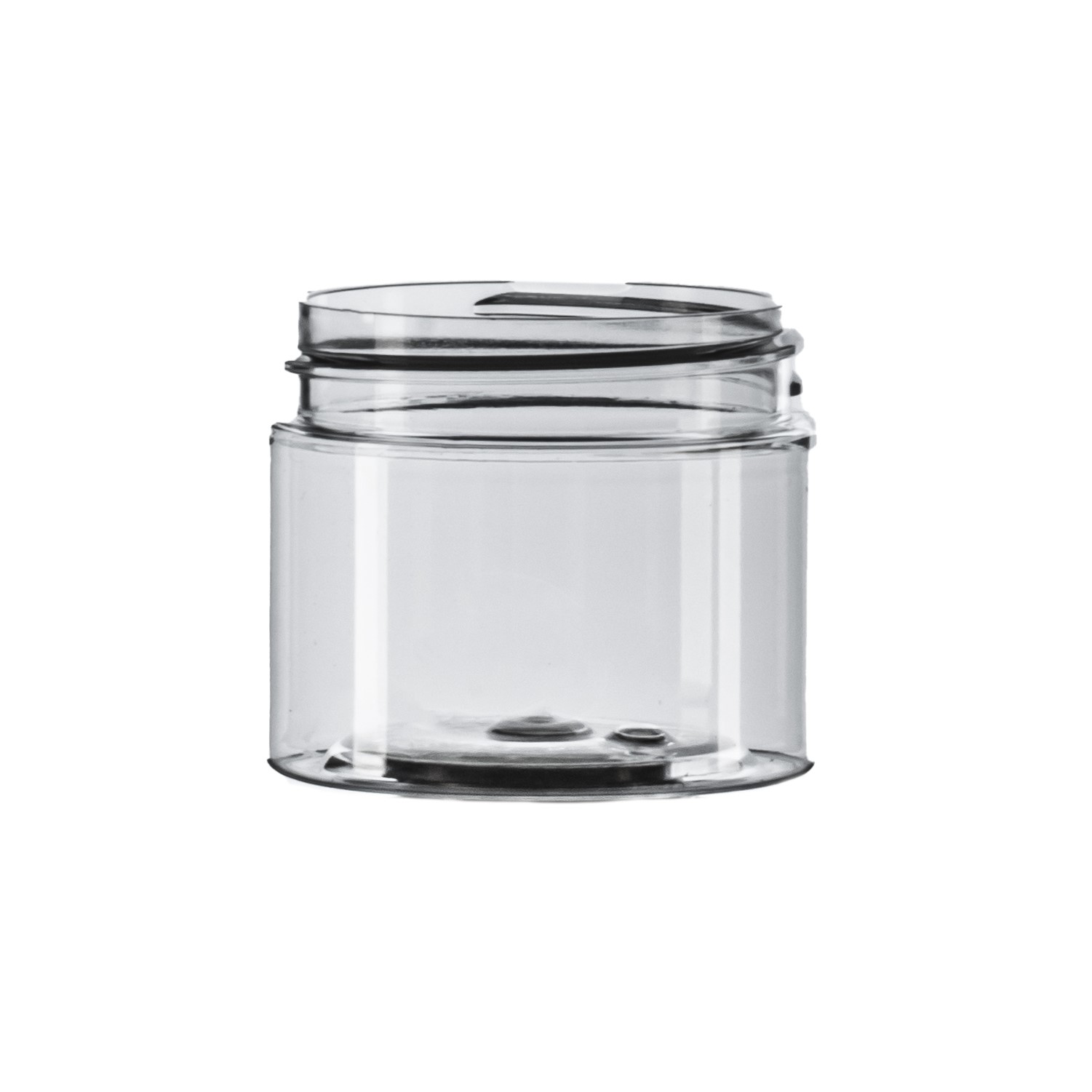 50ml White PET Straight Sided Jar, 48/400 Neck