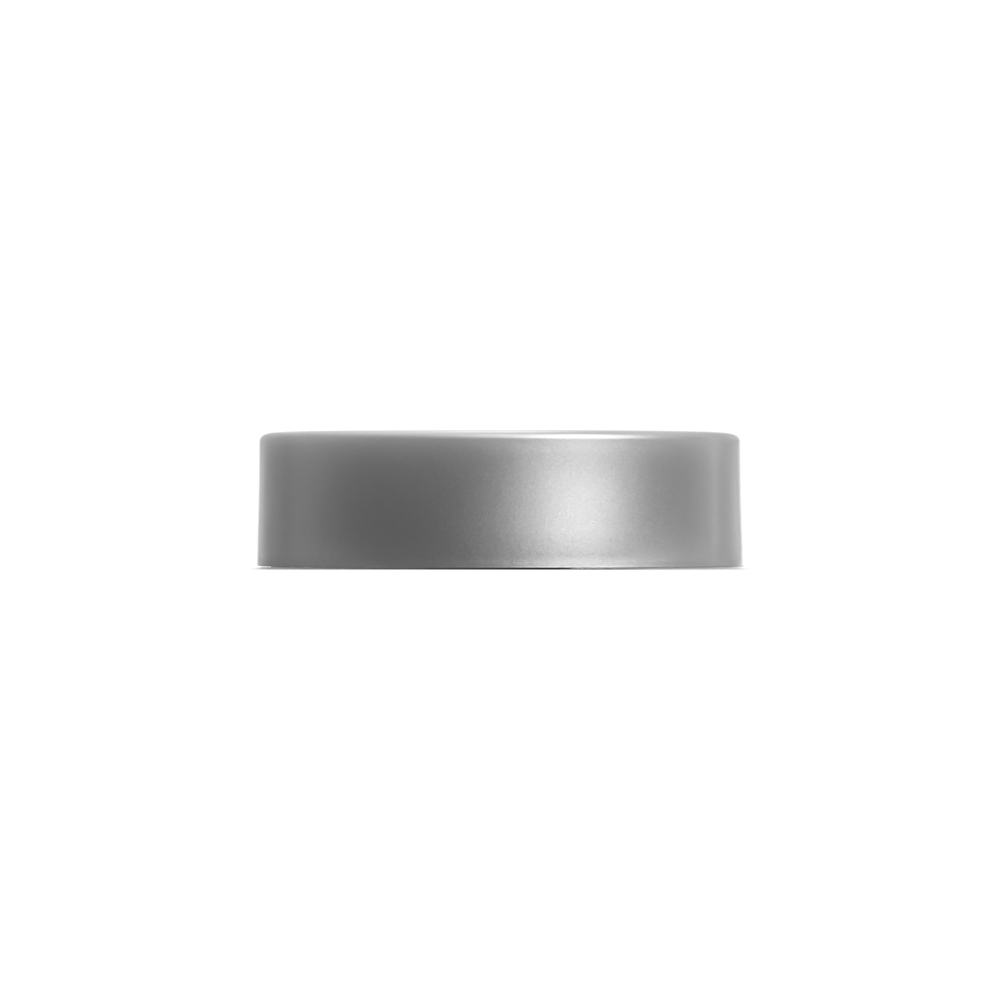64mm Matt Silver Doublewalled Diamond Jar Lid, to suit 100ml Jar