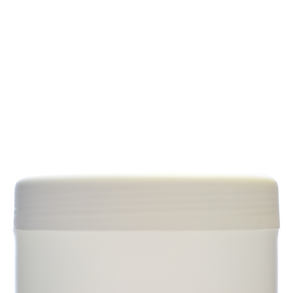 99mm White PP Gloss Domed Cap, EPE Lined (1mm)