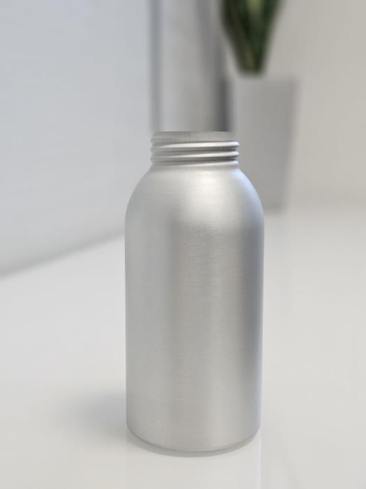 300ml Brushed Aluminium Bottle, Dumpy, 43/410