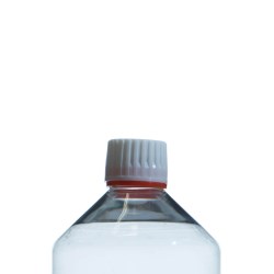 28mm ROPP White PP Screw Cap with Red LDPE TE Band, EPE Lined