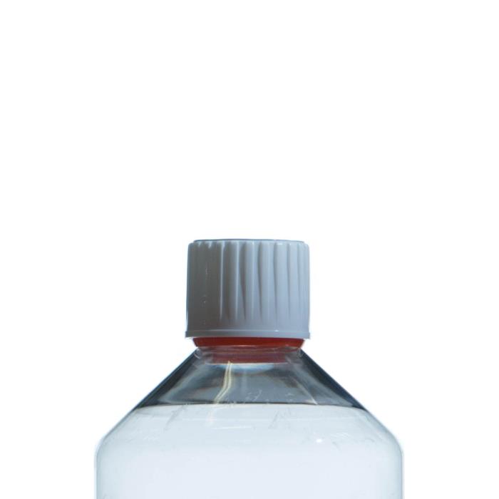 28mm ROPP White PP Screw Cap with Red LDPE TE Band, EPE Lined