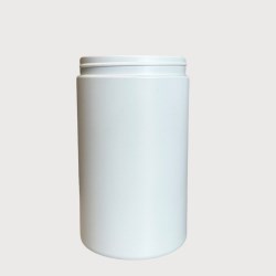 1250ml White HDPE Jar, 100/400 Neck