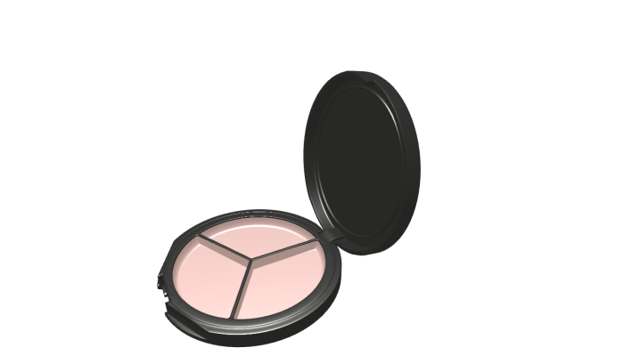 Round "Three-thirds" Compact
