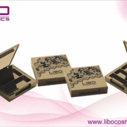 Lace decoration on cosmetic compacts, by Libo