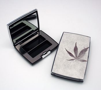 Elegant, natural leaf on parchment designs, by Libo