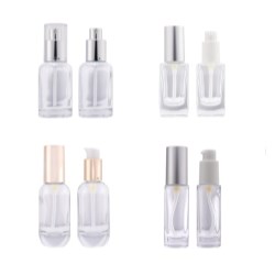 Glass Bottles with Pump