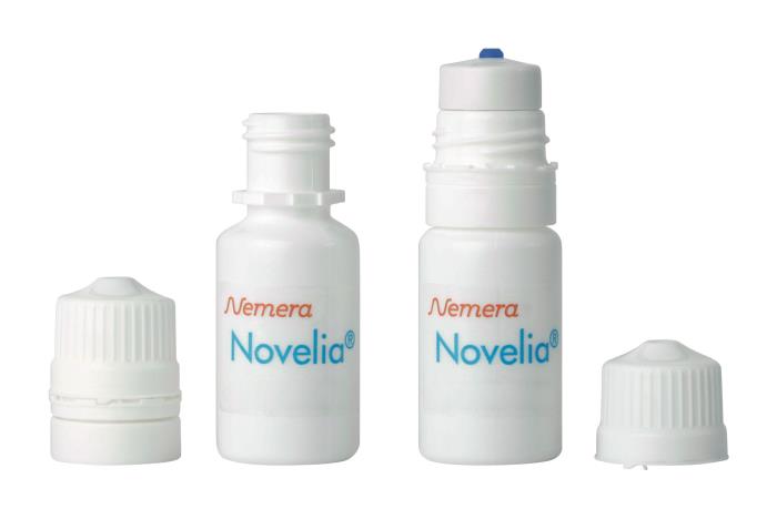 The UK has approved a new drug product for glaucoma treatment, delivered with Novelia, Nemeras multidose preservative-free eyedropper