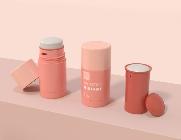 Refillable Stick Containers
