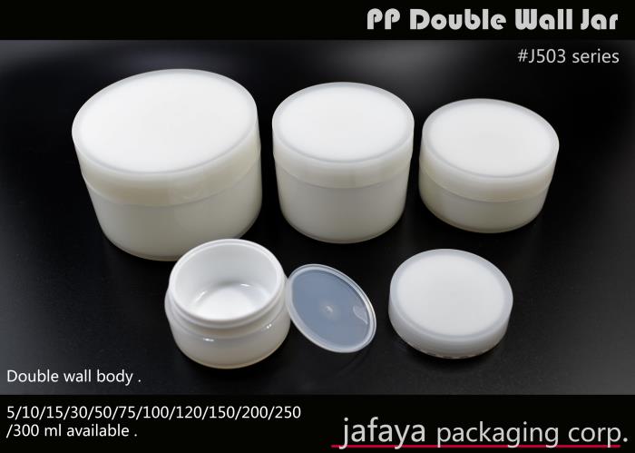 PP Double Wall Jar J503- 250ml