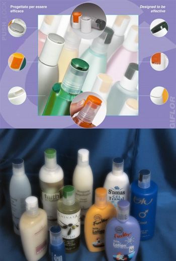 Verbeeck distributes two colour patented push-lock cap from Giflor