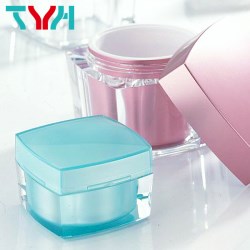 FR : Square Shape Cosmetic Jar