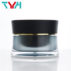 LC : Curved Round Shape Cosmetic Jar