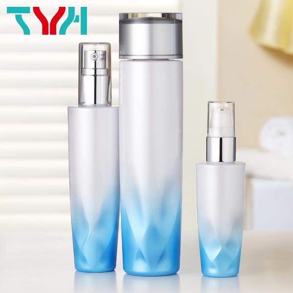 OB-PT : Luxury Conical Shape with Argyle Cosmetic Bottle