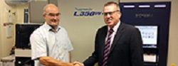 Hine Labels Installation: Truepress L350UV Digital Label Press with Colour Management