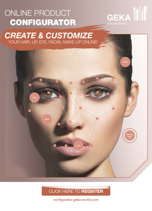 Create & customize your make-up with GEKAs online product configurator