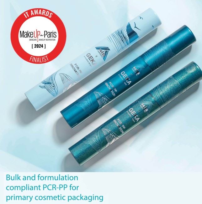 GEKA's Pioneering PCR PP Selected as a Finalist for MakeUp in Paris Innovation & Trends Awards