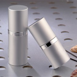 Gorgeous new aluminium lotion bottles, by CPL