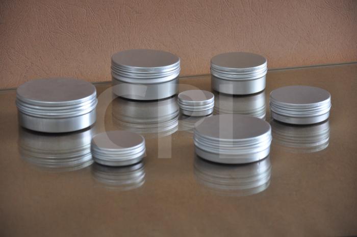 Aluminum bottles and jars
