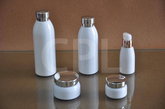 Plastic bottles and jars